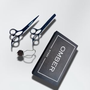 Omber Blue Barber scissors set