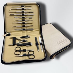 Professional Manicure & Pedicure Kit – Premium Stainless Steel Nail Care Set with Travel Case